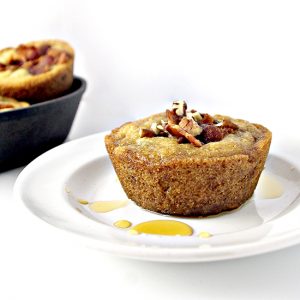 Texas-Style Maple Bacon Muffins are paleo-friendly as well as gluten-free, grain-free, soy-free, and dairy-free! And yet, so ridiculously full of flavor! | spiritedandthensome.com