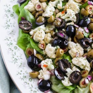Italian Crunchy Cauliflower Salad