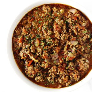 Homemade Paleo Spaghetti Sauce is delicious and perfect for meal prep! | spiritedandthensome.com