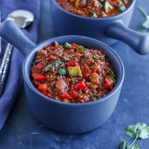 Homemade Paleo Chili